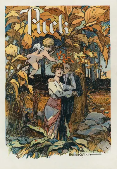 Red for danger, – stop! by Gordon Grant, 1913 — digital art print download
