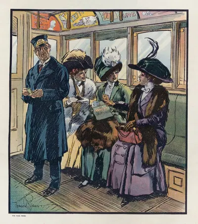 The fare sex by Gordon Grant, 1910 — digital art print download