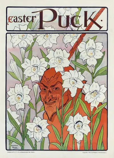Easter Puck by Gordon Ross, 1910 — digital art print download