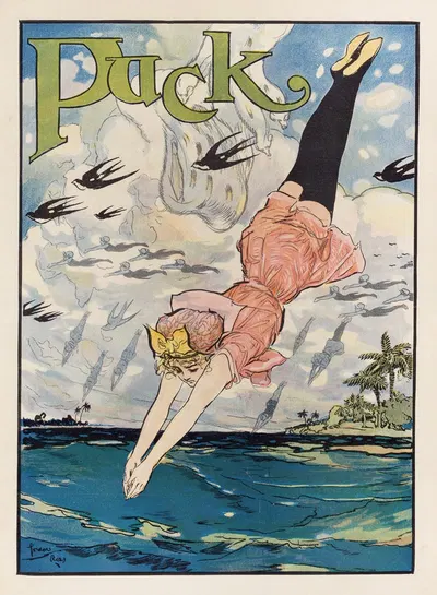 From Maine to Florida by Gordon Ross, 1911 — digital art print download