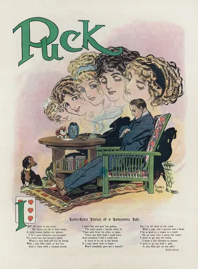 Love-lorn lyrics of a lonesome lad by Gordon Ross, 1911 — digital art print download