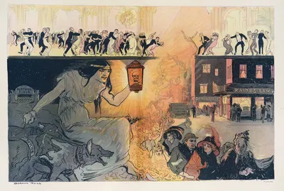 The dance of death by Gordon Ross, 1912 — digital art print download