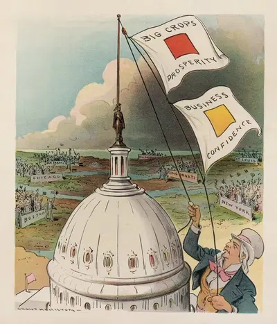 Setting the signals by Grant Hamilton, 1904 — digital art print download