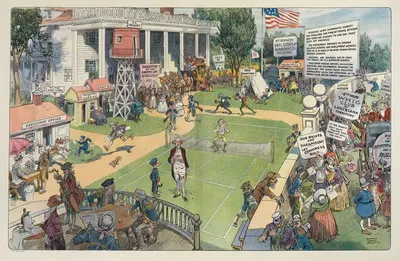 Mount Vernon, the first summer capital by Harry Grant Dart, 1911 — digital art print download