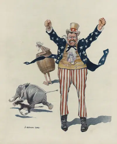 Долой начальников! by Дж. Норман Линд, 1912 — digital art print download