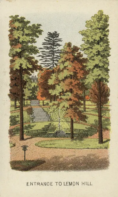 Вход на Лимонный холм by Джон С. Синклер, 1870 — digital art print download