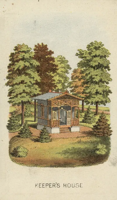Дом смотрителя by Джон С. Синклер, 1870 — digital art print download