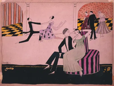 Юлиан и Жюльен by Джон Хелд-младший, 1910-1920 — digital art print download