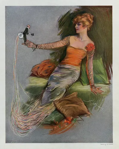 Шелкопряд by Лу Майер, 1914 — digital art print download