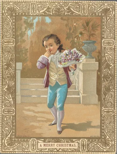A merry Christmas by Marcus Ward & Co, 1870 - 1899 — digital art print download