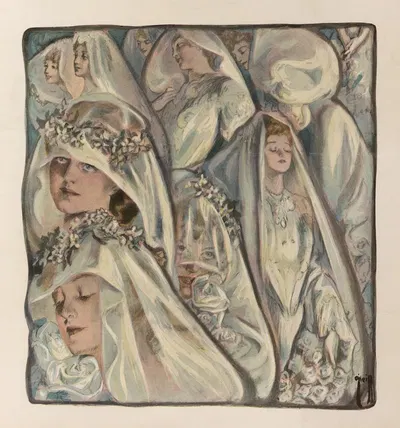 Цветы июня by Роза Сесил О'Нил, 1905 — digital art print download