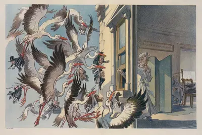 Such a business! by Udo Keppler, 1912 — digital art print download