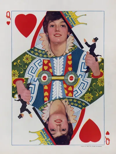 Королева сердец by Уолтер Дин Голдбек, 1914 — digital art print download