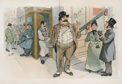 The politician and his dupes by Walter H. Gallaway, 1902 — digital art print download