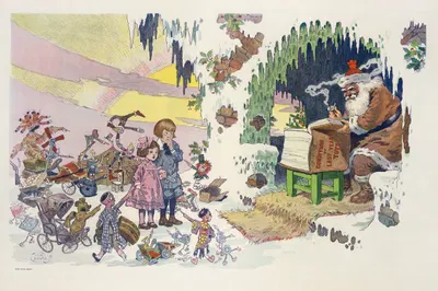Рождественский кошмар by Уилл Кроуфорд, 1911 — digital art print download