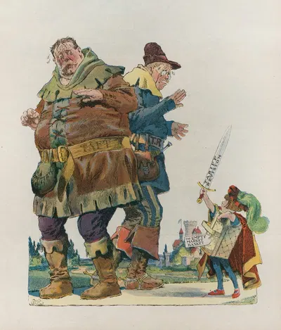 Джек-убийца гигантов by Уилл Кроуфорд, 1912 — digital art print download