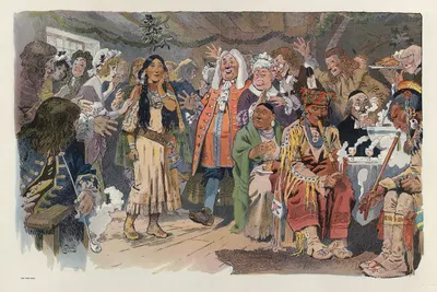 Тайна омелы by Уилл Кроуфорд, 1910 — digital art print download