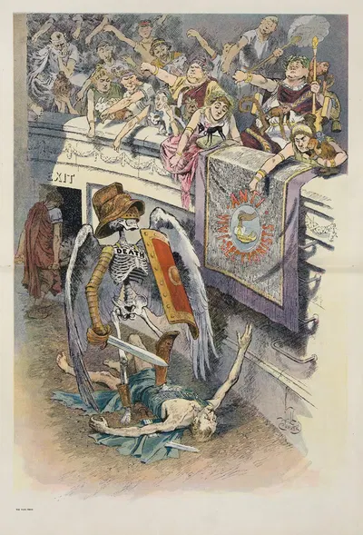 Палец вниз! by Уилл Кроуфорд, 1911 — digital art print download