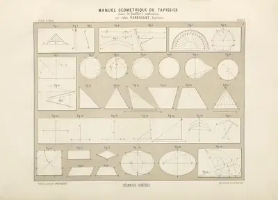 Préliminaire géométrique. by Jules Verdellet, 1859 — digital art print download