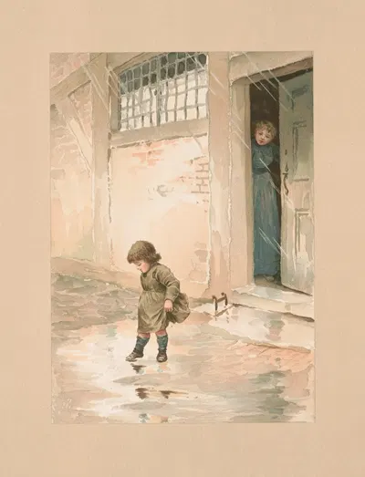 В апреле by Уильям Лэдд Тейлор, 1888 — digital art print download