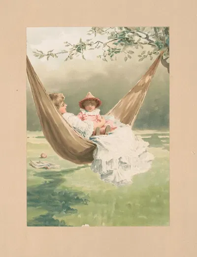 В августе by Уильям Лэдд Тейлор, 1888 — digital art print download