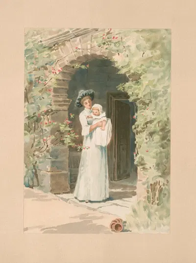 В июне by Уильям Лэдд Тейлор, 1888 — digital art print download