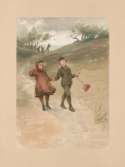 В марте by Уильям Лэдд Тейлор, 1888 — digital art print download