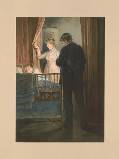 В октябре by Уильям Лэдд Тейлор, 1888 — digital art print download