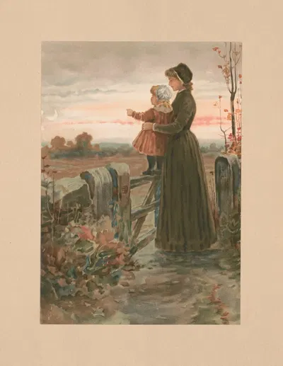 В сентябре by Уильям Лэдд Тейлор, 1888 — digital art print download