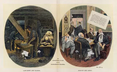 Подделыватели монет и подделыватели ценных бумаг by Арт Янг, 1910 — digital art print download