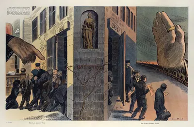 Вход и выход из нашей пенитенциарной системы by Арт Янг, 1909 — digital art print download