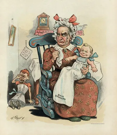 painful position for nurse McKinley by Frederick Burr Opper, 1896 — digital art print download