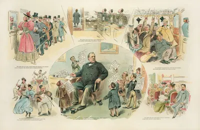Some people who ought to 'swear off' this new year's by Frederick Burr Opper, 1895 — digital art print download