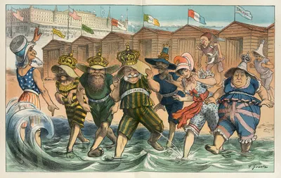 Коней-Айленд и коронованные головы by Фридрих Грец, 1882 — digital art print download