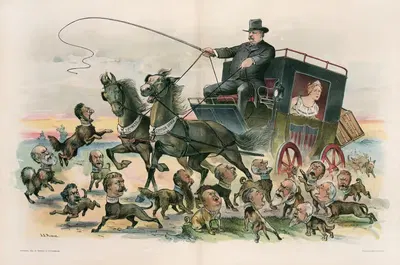 'Ки-ис' не может его напугать by Джон Самуэль Паг, 1895 — digital art print download