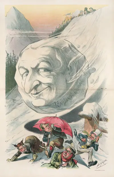 Осторожно, там, ребята! by Луис Далримпл, 1896 — digital art print download