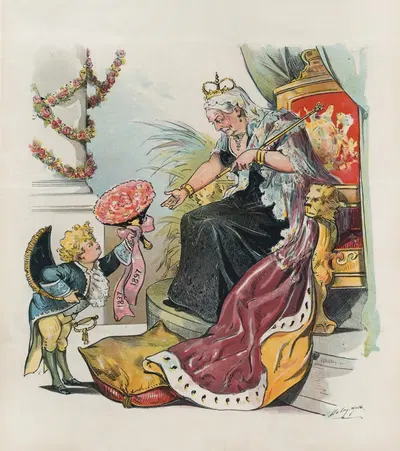 Пак к Виктории, Р. by Луис Далримпл, 1897 — digital art print download