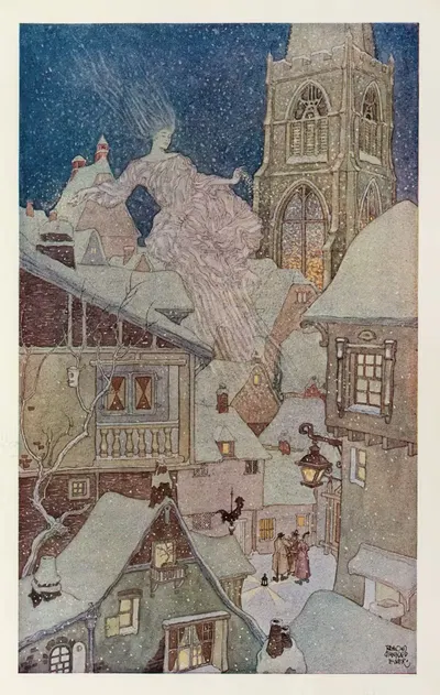 Дух снега by Рэймонд Кроуфорд Юэр, 1914 — digital art print download