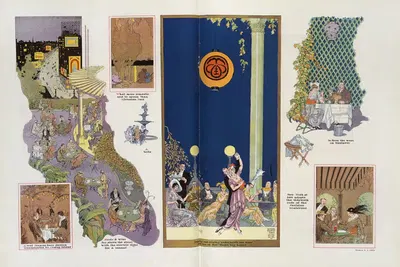 Когда цветение на крыше сада by Рэймонд Кроуфорд Юэр, 1914 — digital art print download