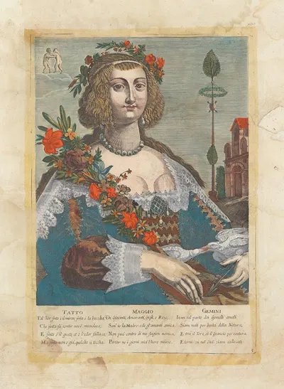 Тату – Маджо – Близнецы by Алессандро Темини, 1600-1699 — digital art print download
