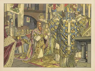 Кайзер Ротбарт Пл.03 by Франц Штасен, 1913 — digital art print download