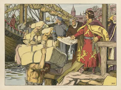 Император Краснобородый Pl.06 by Франц Штасен, 1913 — digital art print download