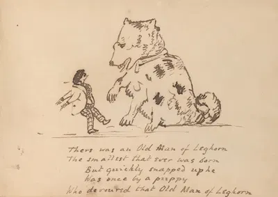 Book of nonsense Pl.39 by Эдвард Лир, 1850-1859 — digital art print download