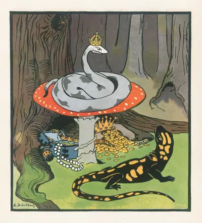 Комические Совы Пл.15 by Элизабет Шеллбах, 1909 — digital art print download