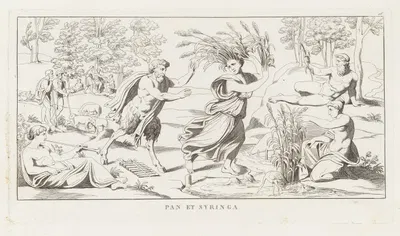 Pan et Syringa by Джулио Романо, 1825 — digital art print download