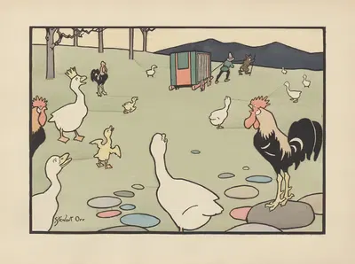 Два веселых моряка Пл.09 by Стюарт Орр, 1905 — digital art print download