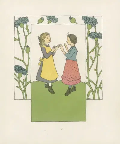 Рука, полная яблок by Теодор Херрманн, 1906 — digital art print download