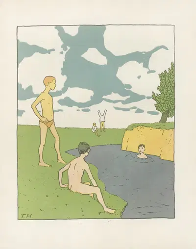 Ведро яблок, пл. 19 by Теодор Херрманн, 1906 — digital art print download