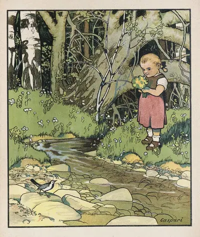 Из леса и вереска Pl.03 by Вальтер Каспари, 1909 — digital art print download