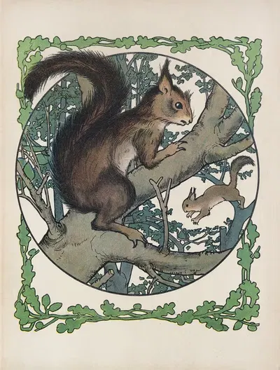 Из леса и вереска Pl.04 by Вальтер Каспари, 1909 — digital art print download